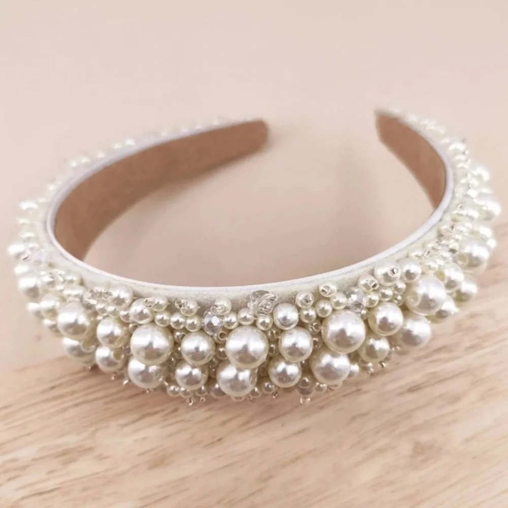NEW Faux Pearl Decor Headband 🔥🔥